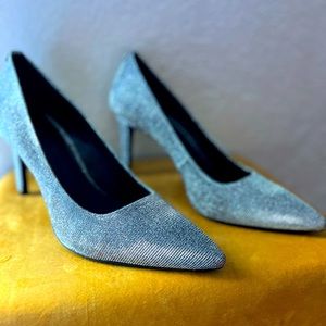 Michael Kors silver shimmer size 10 pumps